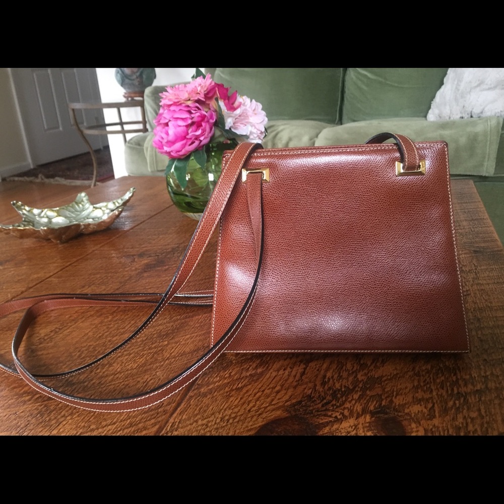 Salvatore Ferragamo leather cross body bag, Italy